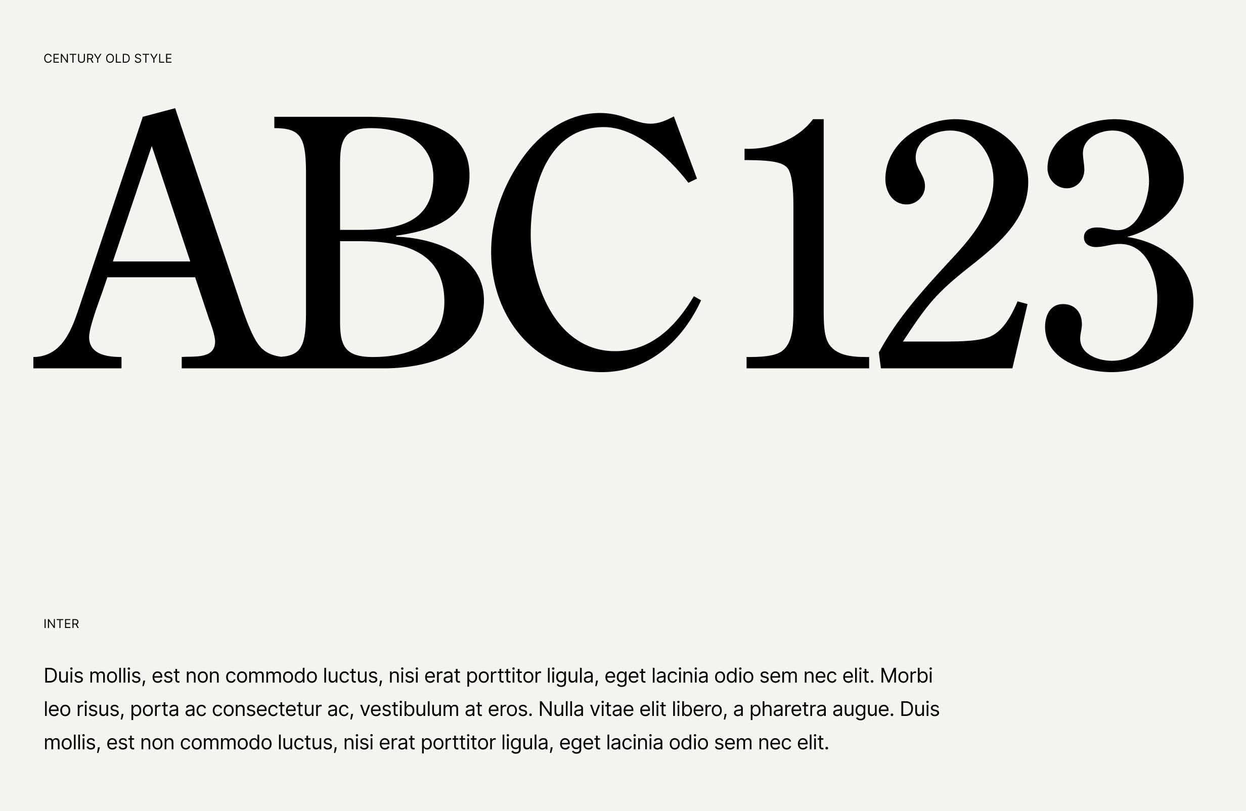 Lövsta Stuteri Typography